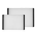 polypropylene 2-piece cutting board set