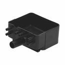 Sanremo black plastic drain cup for commercial espresso machine with multiple drainage ports