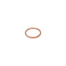 round copper gasket, 21 x 17 x 2 mm