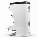 white puqpress M6 with white mythos grinder on top side angle