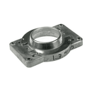 Ascaso fixed filter piston compression chamber silver aluminum with mounting holes