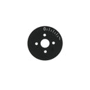 Mazzer Timer Switch Label with 0 off and 1 on markings for espresso grinder parts