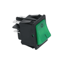 Green illuminated rocker switch for La Pavoni Professional espresso machine