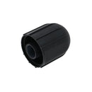 Black plastic valve knob interior post detail