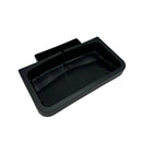 Nuova Simonelli Oscar II black drip tray with sloped bottom and drain hole