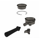 Slayer double portafilter with rubber handle