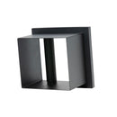 barista basics stainless steel black open knockbox