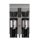 Fetco CBS-1252 Plus Twin Station Commercial Coffee Brewer with dual stainless steel carafes