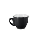 black demi cup and saucer set