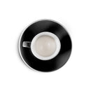black demi cup and saucer set