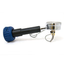 Thermofilter attached to chrome portafilter handle assembly