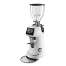 Fiorenzato F71 EK PRO On Demand Espresso Grinder in Artic White with touchscreen and conical burrs