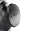 Artpresso logo detail on matte black cleaning tool cap