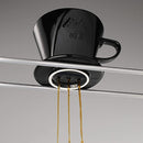 Three-hole extraction bottom view of Kalita 102 ceramic coffee dripper