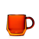 hearth 6 oz amber glass mug