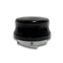 Asso Coffee The Jack distribution tool and leveler with black handle and engraved logo for espresso portafilter