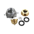 Rancilio Rocky Burr Set and Carrier Kit with aluminum chamber, brass carriers, conical burrs, and screws