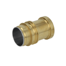 Brass lever group piston sleeve showing dark interior lining and pinhole detail