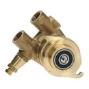 Two-bolt twist flange stainless steel rotary vane pump head