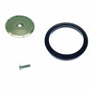 La Cimbali solenoid group head rebuild kit with conical gasket, screen, and mounting screw
