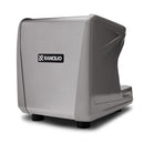 Rancilio Classe 5 USB grey espresso machine rear view with logo plate