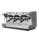 Rancilio Classe 5 S 3-group semi-automatic espresso machine in grey with brushed steel front