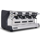 Anthracite black Rancilio Classe 5 USB Tall commercial espresso machine with chrome steam wand