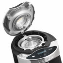 Ceado E37R conical burr grinder internal burrs and touchscreen display