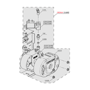 Ascaso Steel Duo PID steam thermoblock assembly, 110V