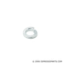 M8 stainless steel spiral spring washer, UNI 1751/DIN 127B