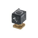 Parker VE128IR three-way solenoid valve, 110/115V, with brass base and ruby seat