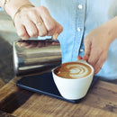 Lino Small Latte Cup & Saucer - White (8oz/237ml)