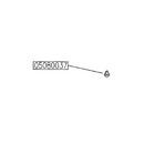 Nuova Simonelli MCF grinder technical diagram showing part number 05080037 and fastener icon