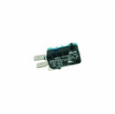 Universal Grinder Doser Microswitch with teal actuator and silk-screened ratings