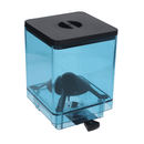 Rancilio MD-50 complete hopper with black lid and gate assembly for espresso grinder