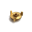 Rancilio MD-40 Rocky lower burr carrier brass part with central bore and mounting holes