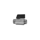 3/8 inch BSP male to male brass ball valve with metal handle