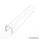 Clear plastic clip-on sight glass protector for La Pavoni espresso machine