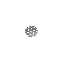 Sight glass filter washer, 14mm ridged stainless steel