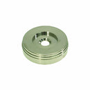 La Pavoni group diffuser cap, chrome-covered brass, 57mm