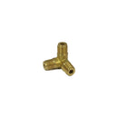 1/8 inch BSP male tee fitting brass