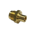 Rancilio Clever Valve Piston Bushing brass component with hex nut and threading