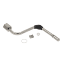 Rancilio stainless steel steam wand assembly with four hole tip and finger guard