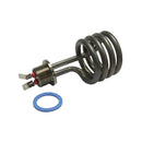 Rancilio Silvia 110V stainless steel heating element with Garlock gasket