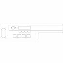 Nuova Simonelli Aurelia left side service touch pad support panel opaque black