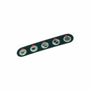 La San Marco 85 Oval Touchpad Membrane dark green self-adhesive replacement for Duale and 85E espresso machines