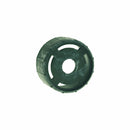 Dark green rubber grip cover for La Spaziale steam valve knob with ridged texture