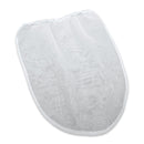White oval mesh filter bag for Toddy commercial cold brewer