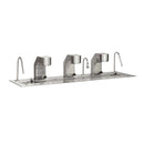 Mavam 3-group under counter espresso machine stainless steel front view