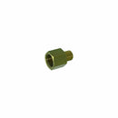 1/4 inch female x 1/8 inch male BSP raw brass fitting